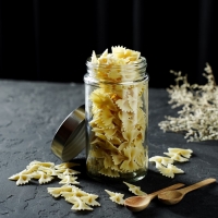 Банка стеклянная для сыпучих продуктов с металлической крышкой Доляна «Премиум», 750 мл, 20×8 см