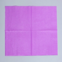 Салфетки бумажные, однотонные, 25х25 см, набор 20 шт., цвет фиолетовый