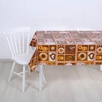 Клеёнка столовая на тканевой основе «Кофе», 1,25×25 м