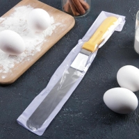 Лопатка-палетка с пластиковой ручкой, изогнутая, 32 см, рабочая поверхность 19,5 см