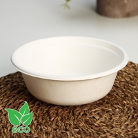 Тарелка суповая ECO, 500 мл, d=15,5 см, сахарный тростник, 6 шт/уп.
